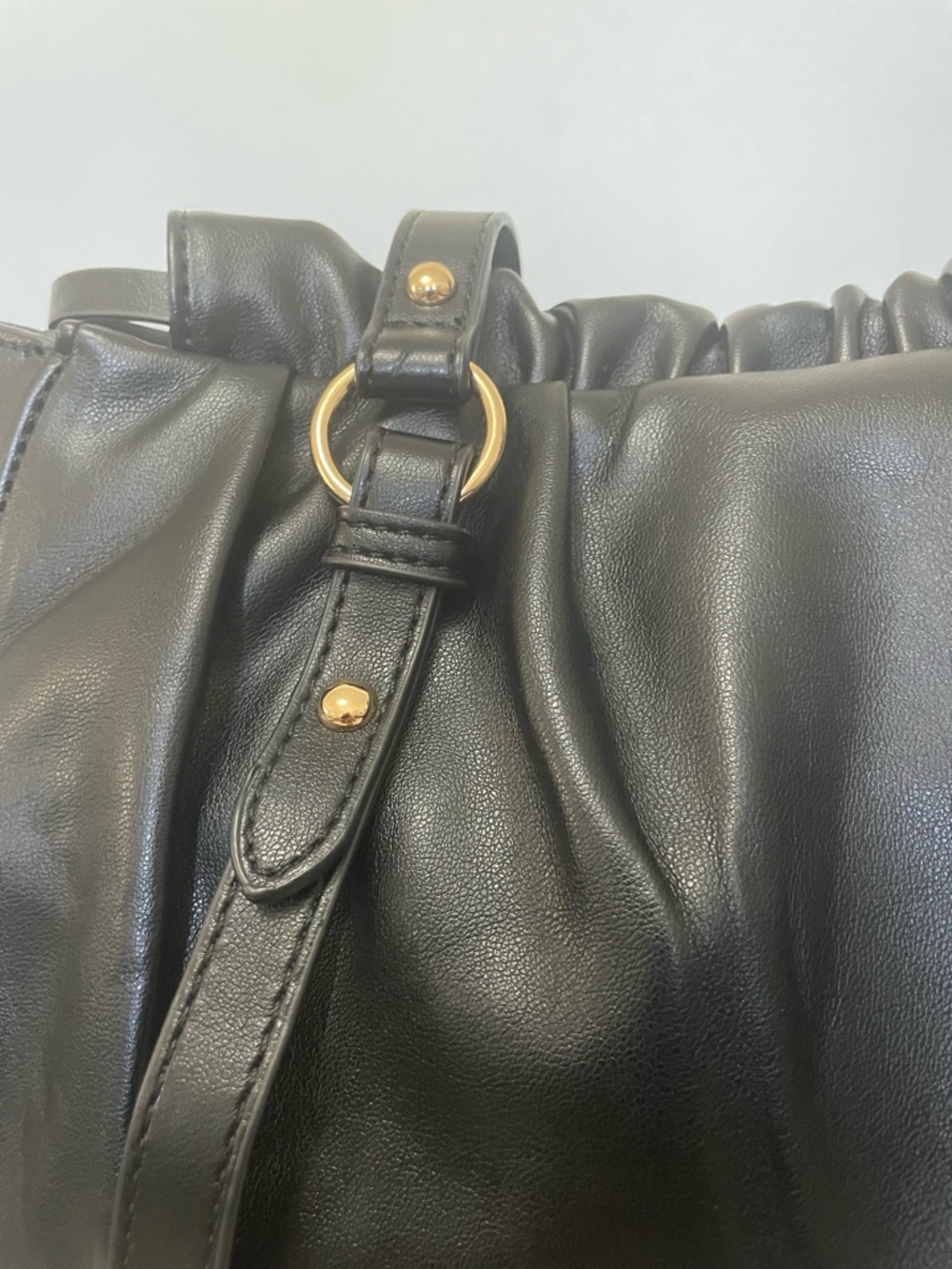 Urban Expressions - Ruched Drawstring Shoulder Bag - Picture 2 of 10